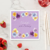 CottageCore Garden Party Boho Floral Geburtstag Serviette (Beispiel)