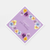 CottageCore Garden Party Boho Floral Geburtstag Serviette (Ecke)