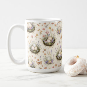 Cottagecore-Garten-Oster-Eier-Nester Vintage-Bota Kaffeetasse