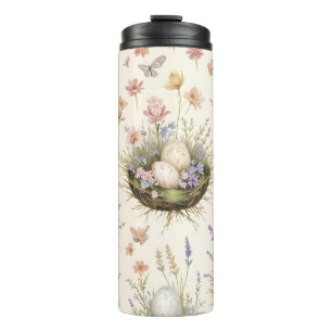 Cottagecore-Garten-Oster-Eier-Nester Vintage-Bota Thermosbecher