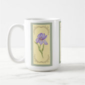 Cottagecore Gelbe Aquarell-Blumen Kaffeetasse (Links)