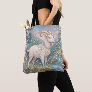 Cottagecore Glücklicher Steinbock  Sternzeichen Ge Tasche