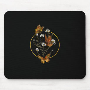 Cottagecore Goblincore Fairycore Grafik Blumen Bu Mousepad