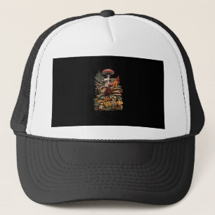 Cottagecore Goblincore Pilzesuche Truckerkappe