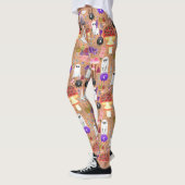 Cottagecore Halloween Ghouls Leggings (Links)