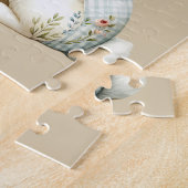 Cottagecore-Hasen-Charm-Babydecke Puzzle (Seite)