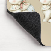 Cottagecore-Hasen-Charm Mousepad (Ecke)