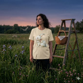 Cottagecore-Hasen-Charm T-Shirt