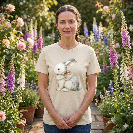 Cottagecore-Hasen-Charm T-Shirt