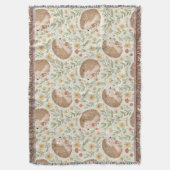 Cottagecore Hedgehog Decke (Vorderseite Vertikal)