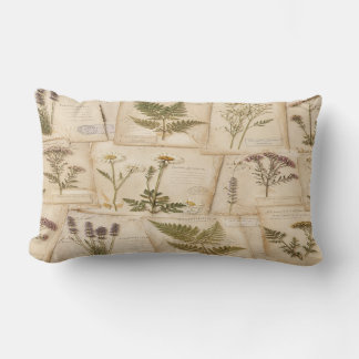 Cottagecore Herbarium Pillow Lendenkissen