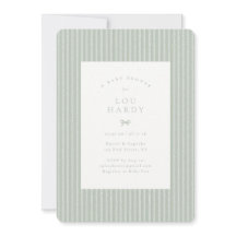 Cottagecore-Herringbone-Staub-Sage-Baby-Shower-Ein