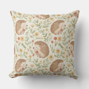 Cottagecore-Igel Kissen