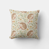 Cottagecore-Igel Kissen (Vorderseite)