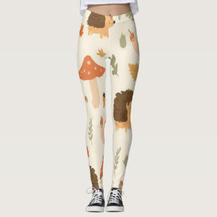 Cottagecore-Igel-Leggings Leggings
