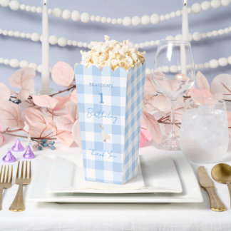 Cottagecore-Karo & Entenküken-Geburtstag Geschenkschachtel