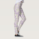 Cottagecore Lavendelzweig Botanik Leggings (Rechts)