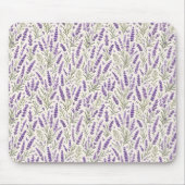 Cottagecore Lavendelzweig Botanik Mousepad (Vorne)