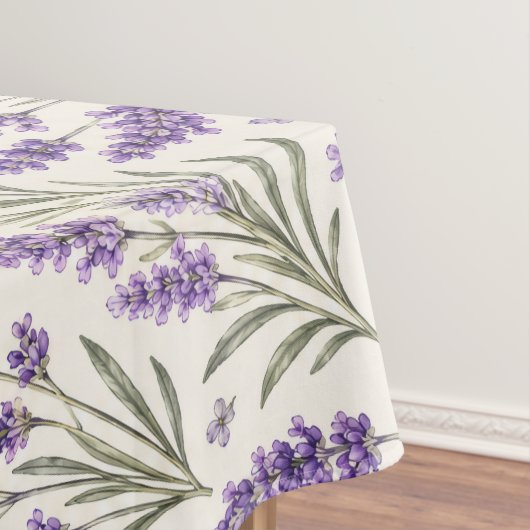 Cottagecore Lavendelzweig Botanik Tischdecke (Beispiel)