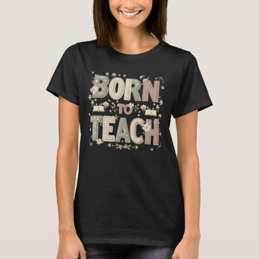 Cottagecore-Lehrerin-Shirt T-Shirt (Vorderseite)
