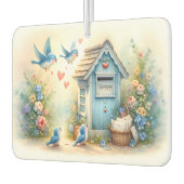 Cottagecore Liebesbriefe Blaue Postbox Autolufterfrischer (Links)