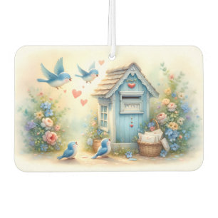 Cottagecore Liebesbriefe Blaue Postbox Autolufterfrischer