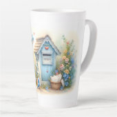 Cottagecore Liebesbriefe Blaue Postbox Milchtasse (Rechte Ecke)