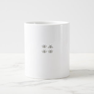 Cottagecore-Motten Klassiker Jumbo-Tasse