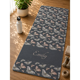 Cottagecore-Motten-Schmetterlings-Muster-Yogamatte Yogamatte