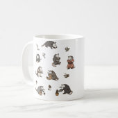Cottagecore Opossums Kaffeetasse (Vorderseite Links)