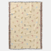 Cottagecore-Pastell-Western-Wildpferde Decke (Vorderseite Vertikal)