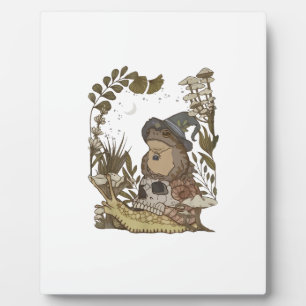 Cottagecore Pilz Botanical Hexenfrosch Goblinc Fotoplatte