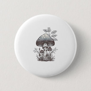 Cottagecore Pilz Goblincore Ästhetik  Pilz Button