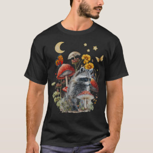 Cottagecore-Pilz-Waschbär-Ästhetik-Müll-Panda T-Shirt