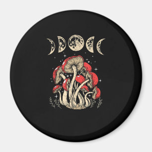 Cottagecore Pilze Academia Goblincore Ästhetik Magnet