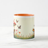 Cottagecore Pilze und Frosch Tasse (Zentrum)