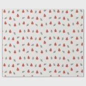 Cottagecore-Pilzmuster-Geschenk Geschenkpapier (Flach)