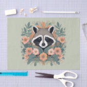 CottageCore-Raccoon-Dekoupage Seidenpapier (Handwerk)