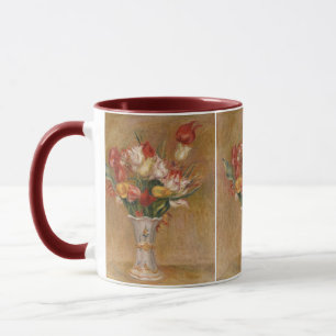 Cottagecore Renoir Blumen Vintage Tulpen Kunst Tasse