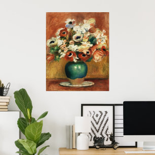 Cottagecore-Renoir-Blumenstrauß-Fine Art Poster