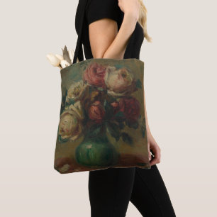 Cottagecore Renoir Floral Vintage-Rosen-Kunst Tasche