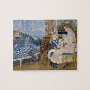 Cottagecore-Renoir-Idylle Kindheitsszene Puzzle