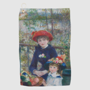 Cottagecore Renoir Schwestern Garten Landschaft Golfhandtuch