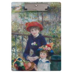 Cottagecore Renoir-Schwestern Garten Landschaft Klemmbrett