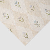 Cottagecore Romantischer Botanischer Garten Seidenpapier (Ausschnitt)