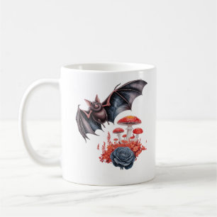 Cottagecore Schmetterlinge Fledermäuse Pilz Goblin Kaffeetasse