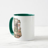 Cottagecore Selbstfürsorge-Illustration Tasse (Vorderseite Links)