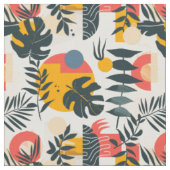 Cottagecore-Sommerfruchtmuster Stoff (Nahaufnahme)