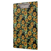 CottageCore Sonnenblumenmuster Klemmbrett (Links)