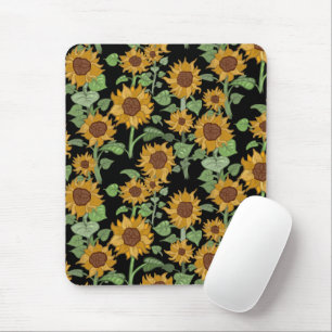 CottageCore Sonnenblumenmuster Mousepad